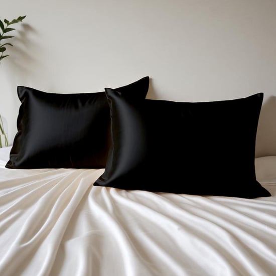 LAYERS Micro Satin Set of 2 Pillow Covers - 69x46cm