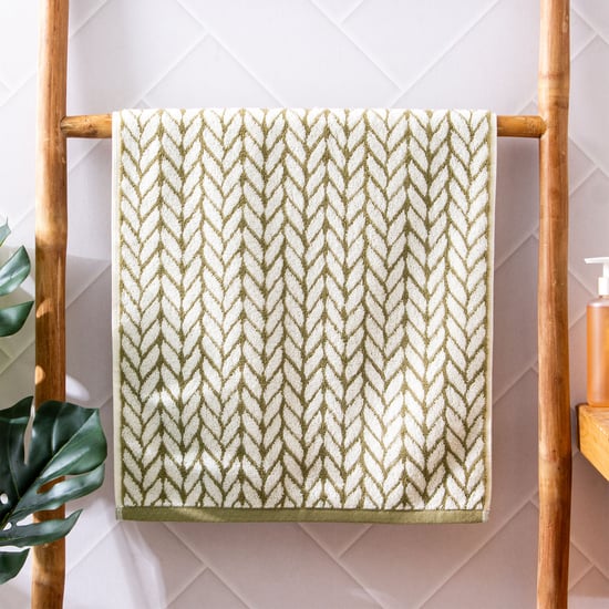 Nova Botanica Chevron Cotton Jacquard Hand Towel - 40x60cm