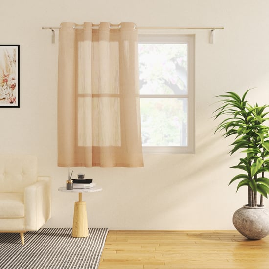 Elinor Grape Set of 2 Sheer Window Curtains