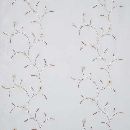 Eren Cipher Set of 4 Room-Darkening and Sheer Door Curtains - 7ft