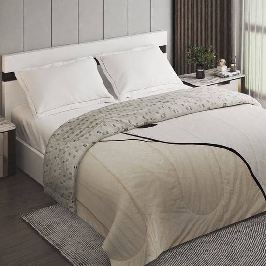 Ecliptic Saga Fleur Cotton Printed Reversible Double Comforter