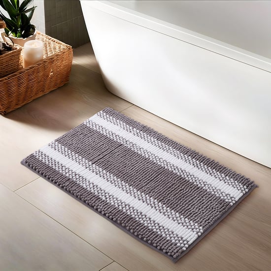 Buttercup Zenith Chenille Memory Foam Anti-Slip Bath Mat - 80x50cm