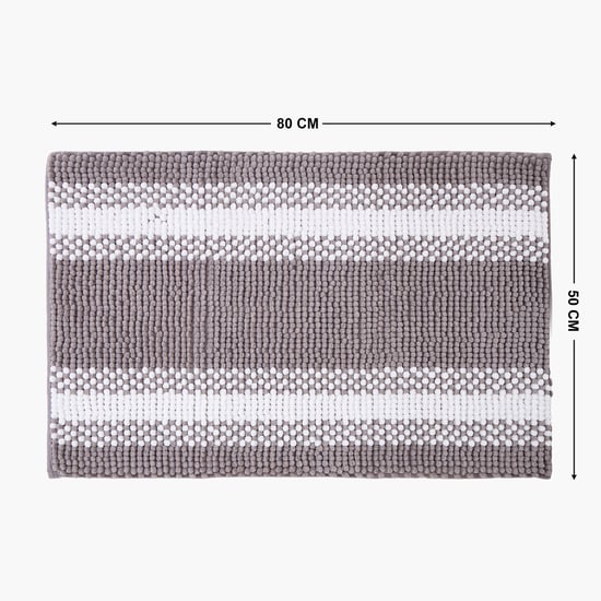Buttercup Zenith Chenille Memory Foam Anti-Slip Bath Mat - 80x50cm