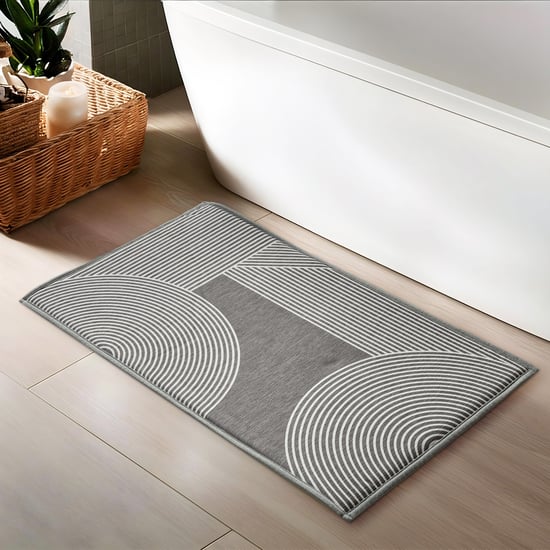 Buttercup Zenith Memory Foam Printed Anti-Slip Bath Mat - 80x50cm