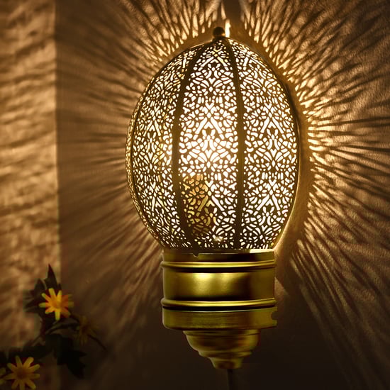 HOMESAKE Metal Cut-Out Wall Lamp