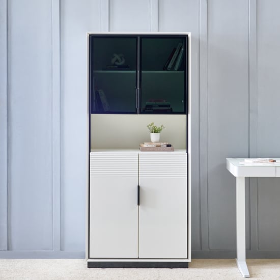 Sterling 2-Door Book Cabinet - White