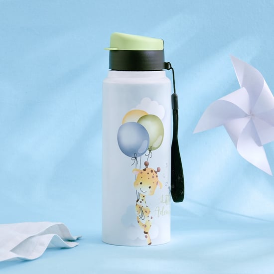 Slate Kids Wasser Stainless Steel Printed Water Bottle - 800ml