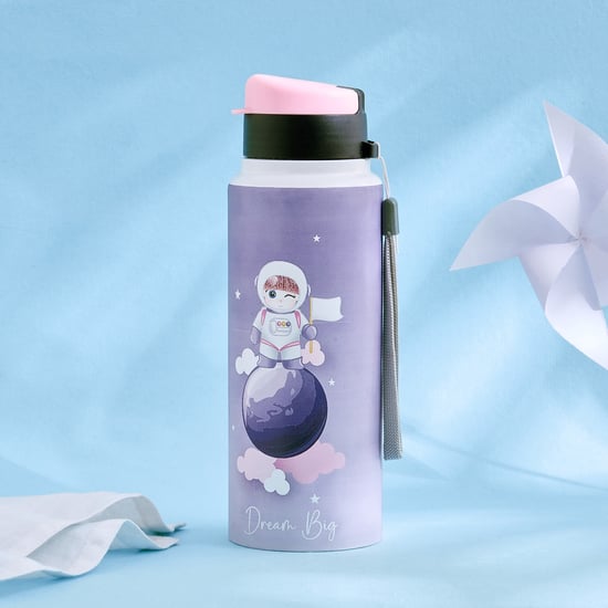 Slate Kids Wasser Catrin Stainless Steel Printed Water Bottle - 800ml
