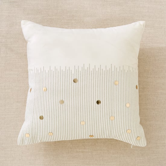 Opera Stellar Velvet Embellished Filled Cushion - 40x40cm