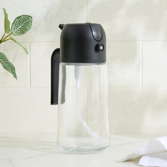 Pamolive Relish Glass Oil Dispenser with Spray Nozzle - 500ml