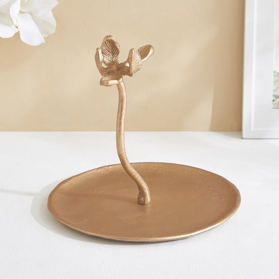 Windflower Fia Metal Flower Trinket Stand