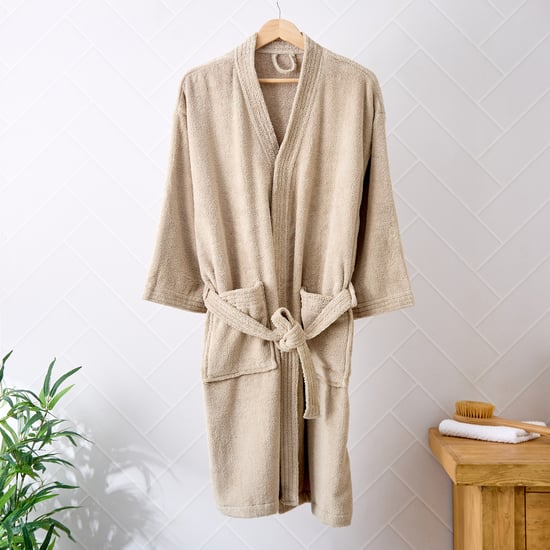Clair De Lune Fluffy Cotton Adult Bathrobe - M