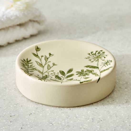 Nova Botanica Flora Ceramic Soap Dish