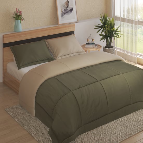 Anantra 3Pcs Reversible Double Comforter Set