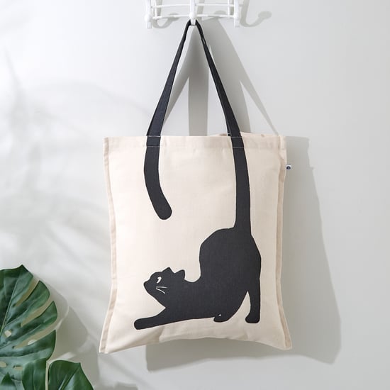 Garnet Cat Print Tote Bag