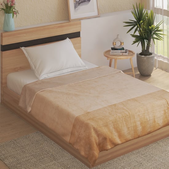 Radiant Gradiation Striped Flannel Single Blanket