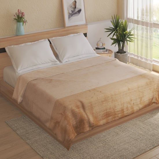 Radiant Gradation Striped Double Blanket