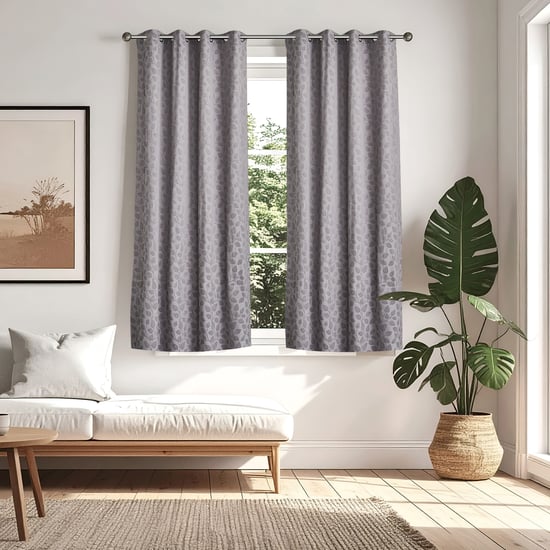 Southwalk Set of 2 Jacquard Light-Filtering Window Curtains