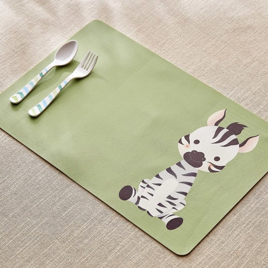 Slate Kids Safari PU Printed Placemat