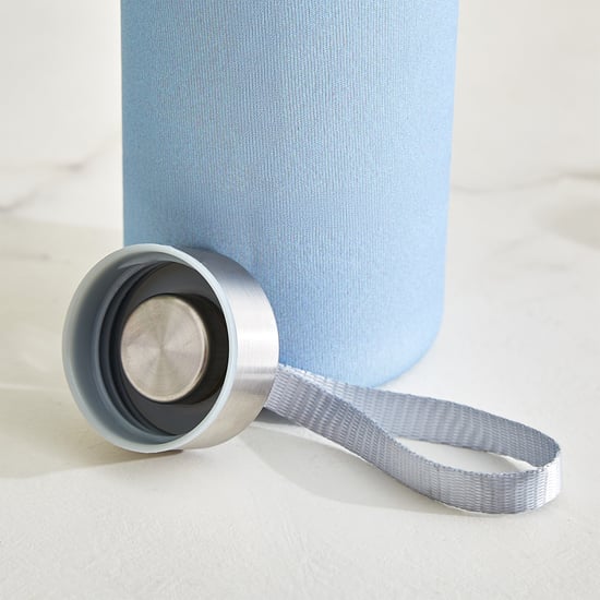 Favola Cadillac Glass Water Bottle with Pouch - 600ml