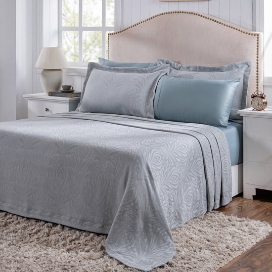 MASPAR Classical Ornate Jacquard Double Bed Cover