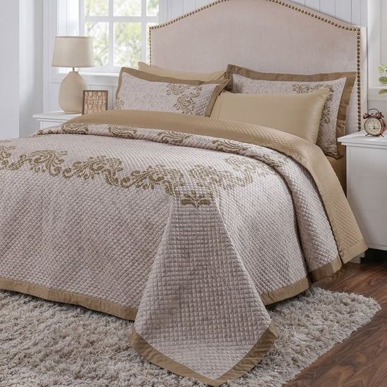 MASPAR Classical Ornate Cotton Printed Double Quilt