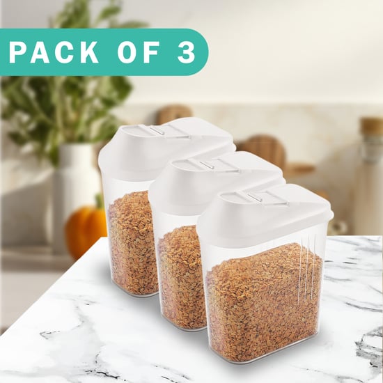 STEELO Homely Set of 3 PET Storage Containers - 750ml