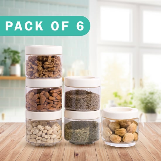 STEELO So Fresh Set of 6 PET Storage Containers - 500ml