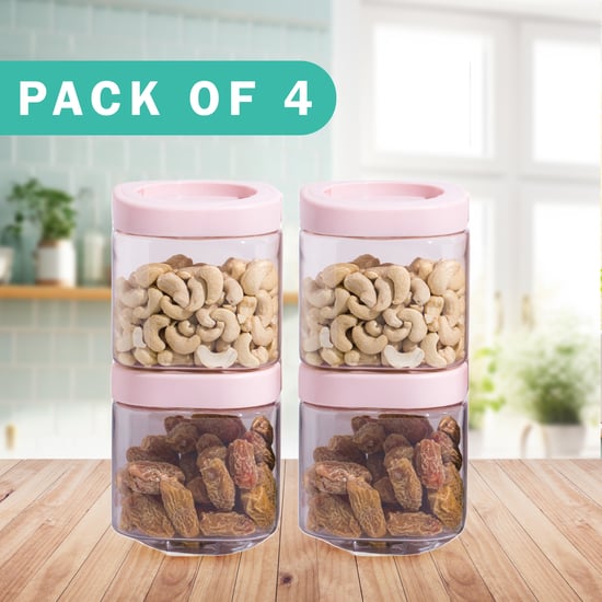 STEELO So Fresh Set of 4 PET Storage Containers - 600ml