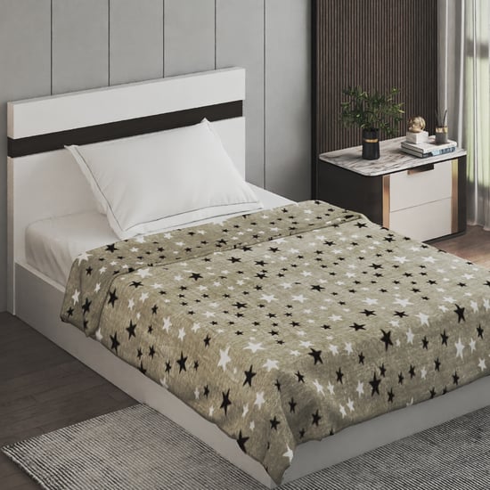 Slate Kids Star Printed Single Blanket