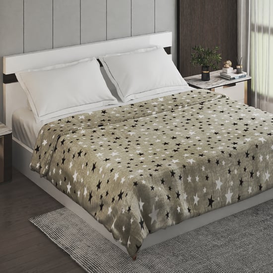 Slate Kids Star Print Double Blanket
