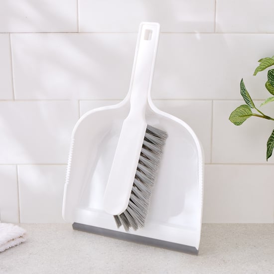 Indus Reno 2Pcs Polypropylene Dustpan and Brush Set
