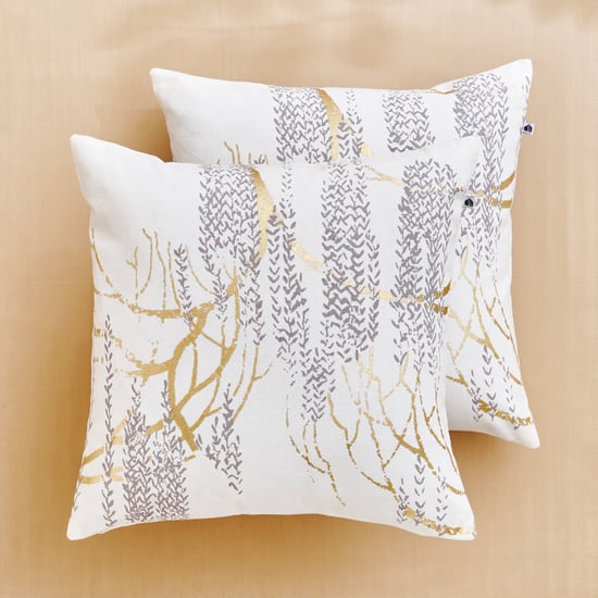 Celestial Ethereal Set of 2 Printed Cushion Covers - 40x40cm
