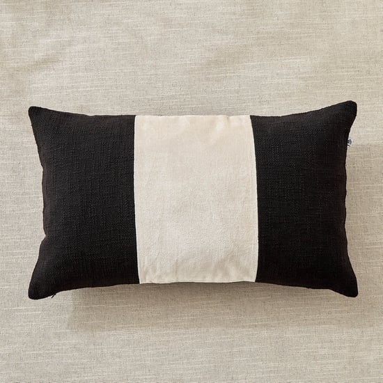 Roma Mono Woven Cushion Cover - 50x30cm