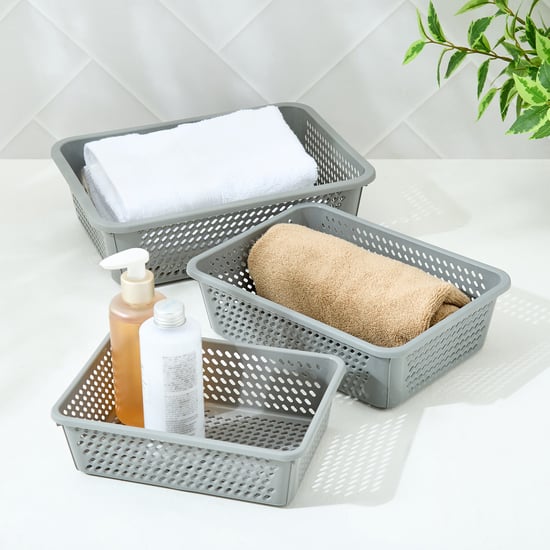 Fiesta Fierce Set of 3 Polypropylene Storage Baskets