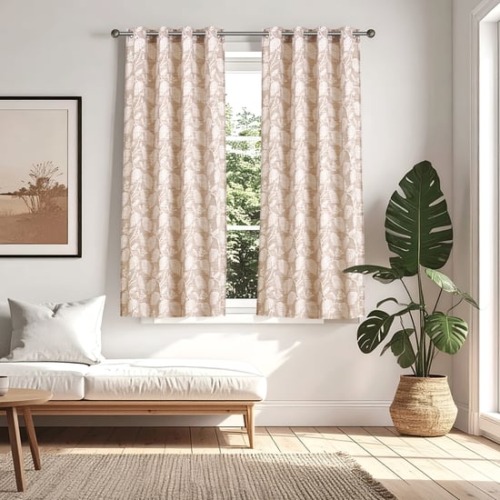 Morris Fauna Set of 2 Jacquard Room Darkening Window Curtains