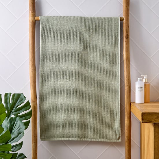 Mekong Raavi Waffle Cotton Bath Towel - 140x70cm