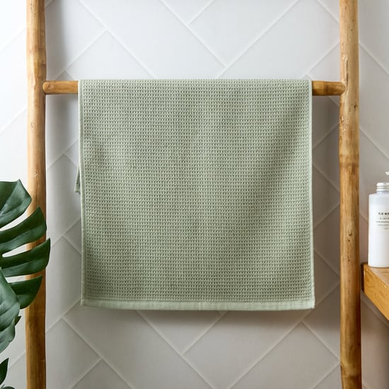 Mekong Raavi Waffle Cotton Hand Towels - 60x40cm