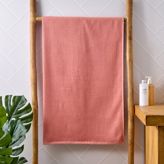 Mekong Raavi Waffle Cotton Bath Towel - 140x70cm