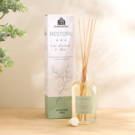 Adriana Restore Eucalyptus and Mint Reed Diffuser Set