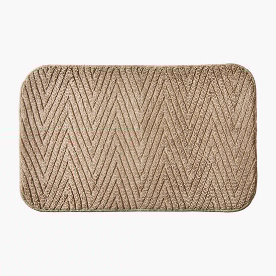 Fiesta Dots Memory Foam Chevron Anti-Slip Bath Mat - 80x50cm
