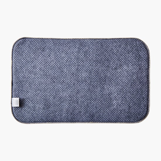 Fiesta Dots Memory Foam Chevron Anti-Slip Bath Mat - 80x50cm