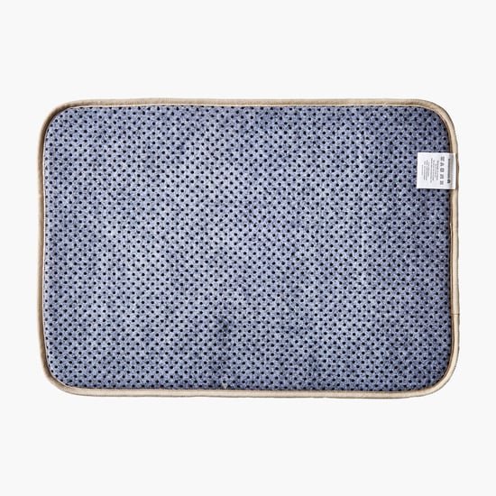Fiesta Dots Memory Foam Waffle Anti-Slip Bath Mat - 60x40cm