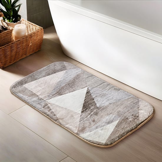 Fiesta Dots Memory Foam Printed Anti-Slip Bath Mat - 80x50cm