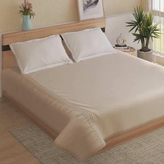 Opulence Accent Cotton Embroidered Double Duvet Cover