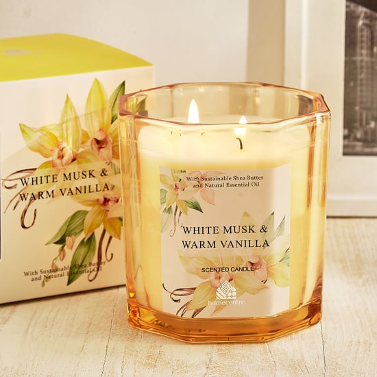 Utopia Refresh Bouquet White Musk and Warm Vanilla Scented Jar Candle