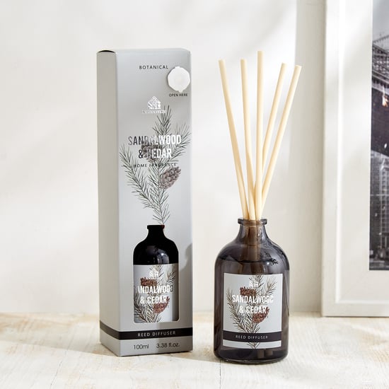 Garnet Serene Botany Sandalwood and Cedar Reed Diffuser Set