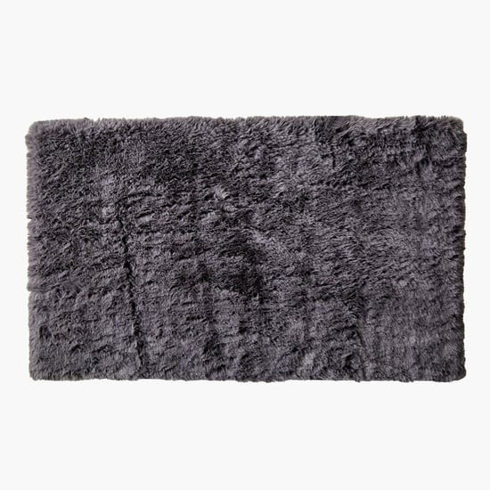 Fiesta Ruffle Memory Foam Fur Anti-Slip Bath Mat - 75x45cm