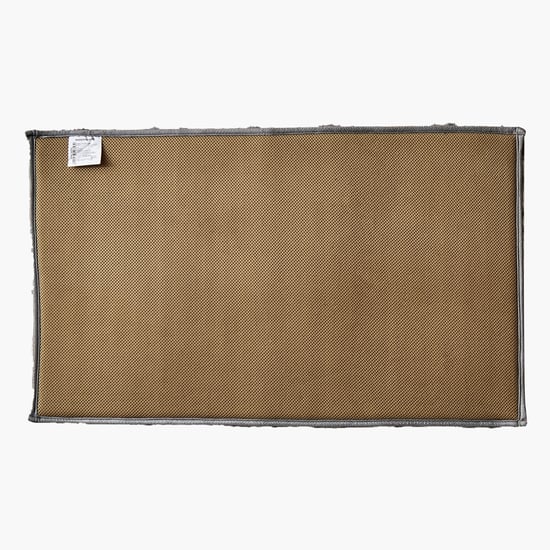 Fiesta Ruffle Memory Foam Fur Anti-Slip Bath Mat - 75x45cm