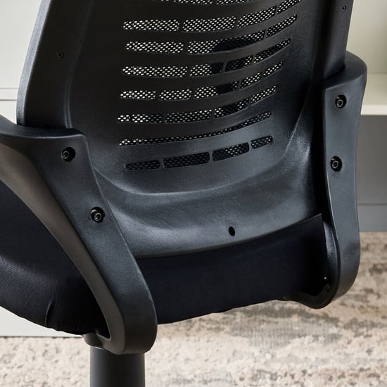 Yuva Neo Mesh Mid Back Office Chair - Black